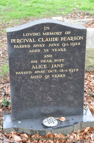 Pearson - Percival, Alice Jane