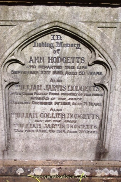 William & Ann Hodgetts