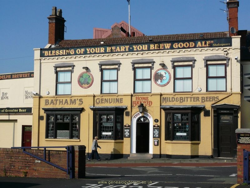 Brierley Hill - 'The Vine' (known as the Bull and Bladder)