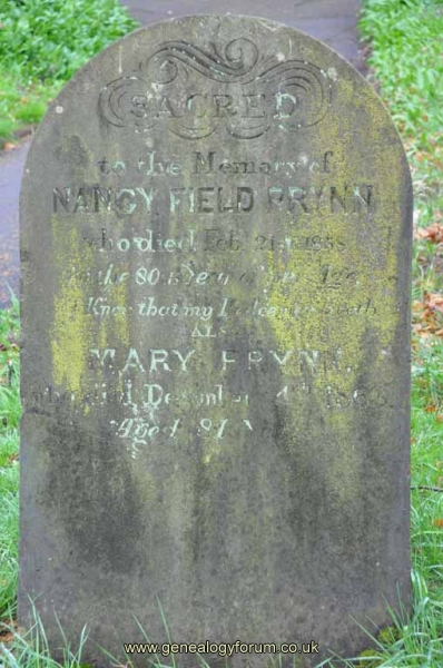 Prynn - Nancy Field and her sister Mary