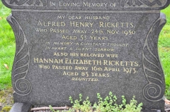 Ricketts - Alfred, Hannah