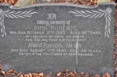 Roberts - John, Rhoda