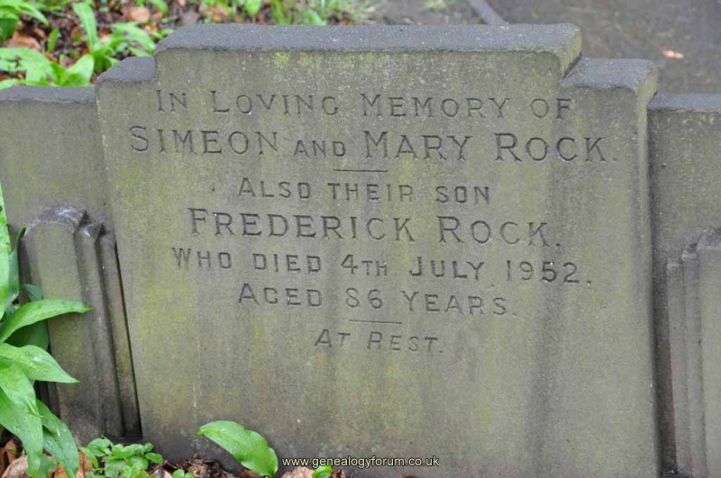 Rock - Simeon, Mary & son Frederick
