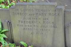 Rock - Simeon, Mary & son Frederick