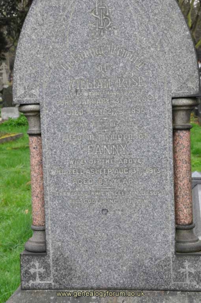 Rose - William, Fanny