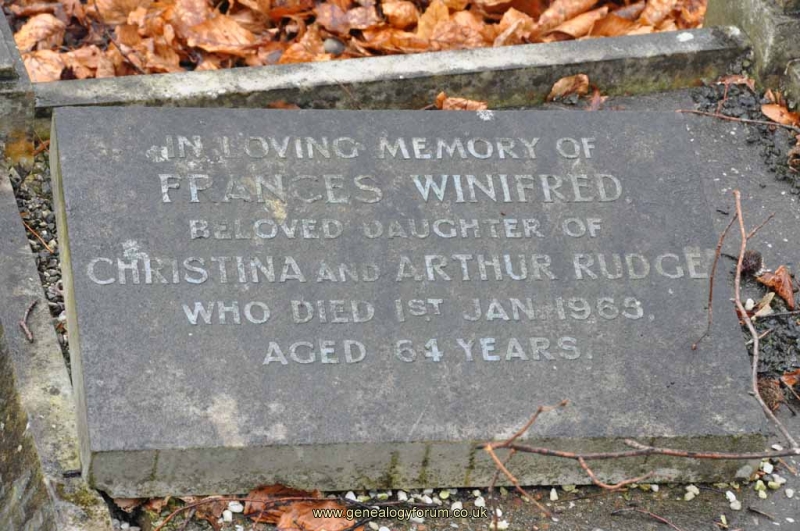 Rudge - Frances (dau of Christina & Arthur)