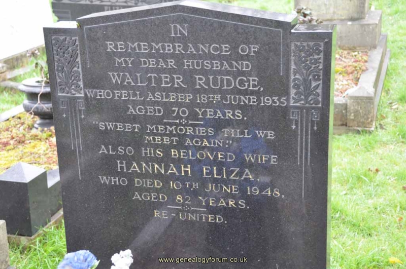 Rudge - Walter, Hannah