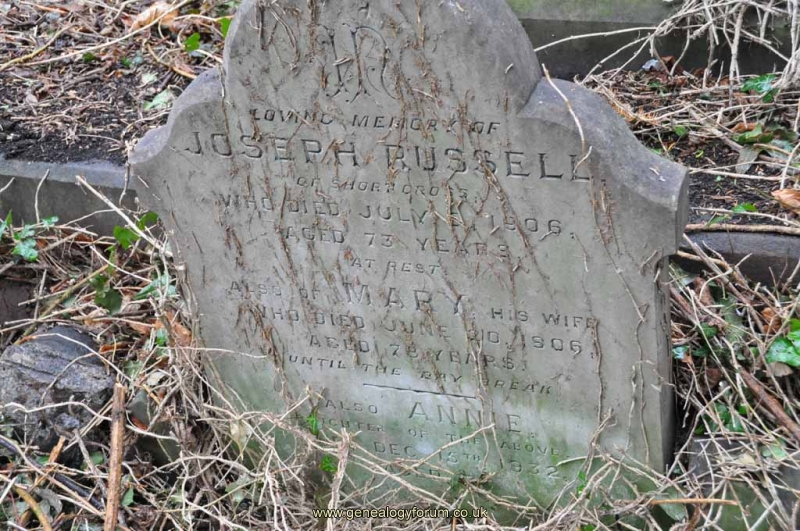 Russell - Joseph, Mary & dau Annie