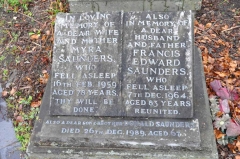 Saunders - Francis, Myra & son Donald