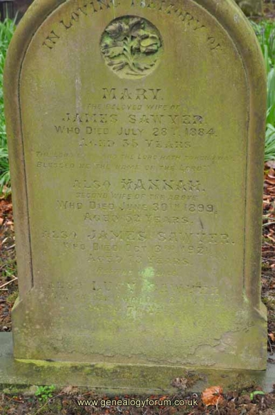 Sawyer - James, Mary, Hannah & Lucy