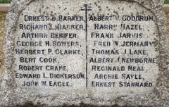 Norfolk, Wimbotsham - War Memorial