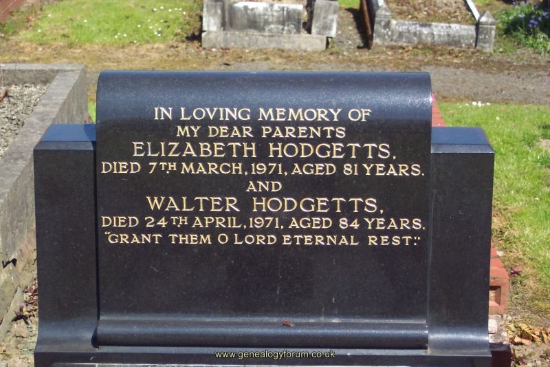 Walter & Elizabeth Hodgetts