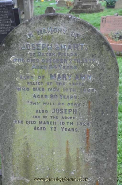 Smart - Joseph, Mary Ann & son Joseph