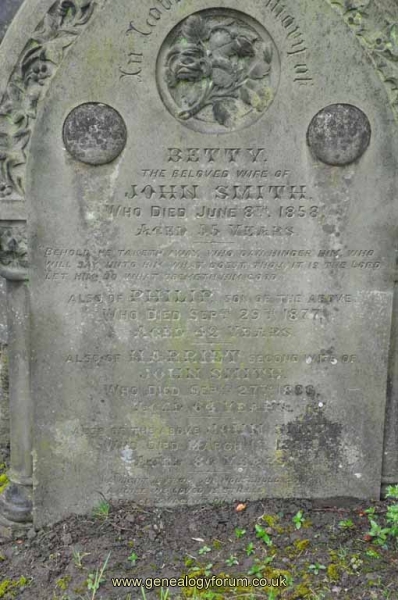 Smith - John, Betty & son Philip, also John's 2nd wife Harriet