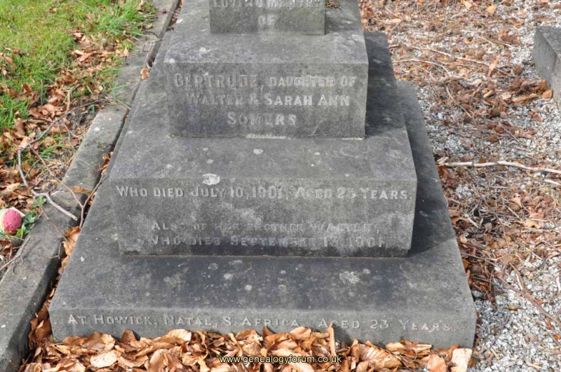 Somers 1 - Gertrude & brother Walter