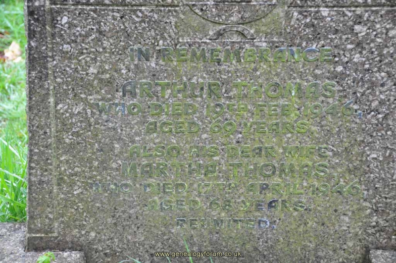 Thomas - Arthur, Martha