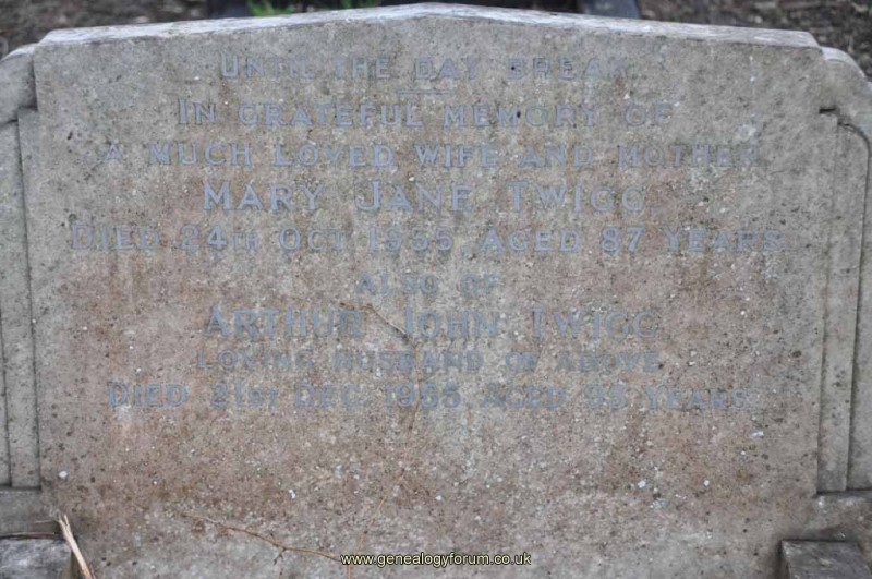 Twigg - Arthur, Mary