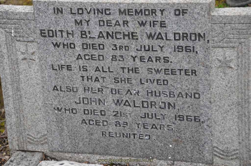 Waldron - John, Edith