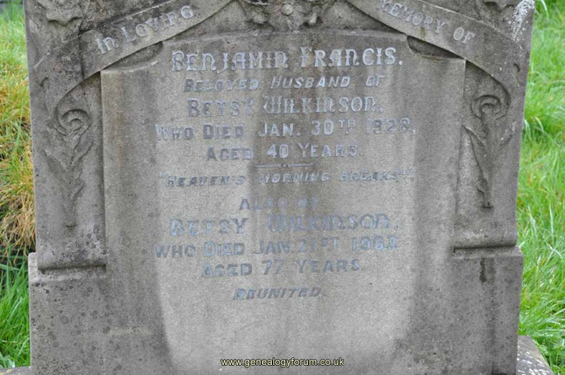 Wilkinson - Benjamin, Betsy