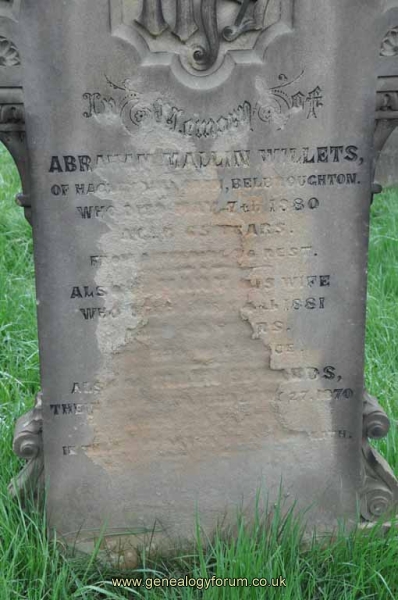 Willetts - Abraham, Mary