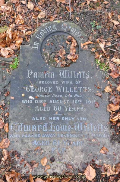 Willetts - Pamela (wife of George) & son Edward
