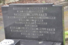Willetts - Thomas, Mary Elizabeth