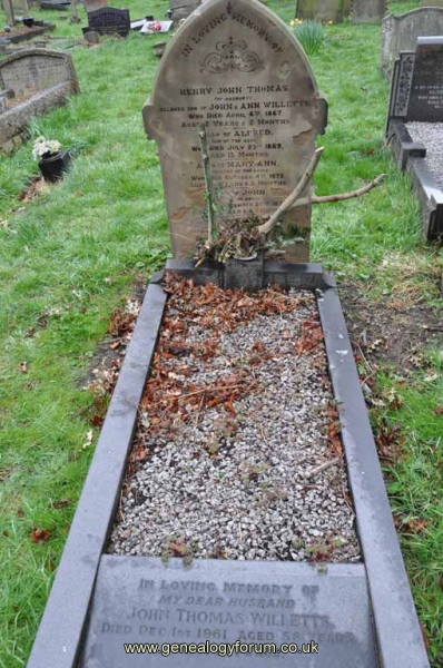 Willetts 1 - Family of John & Ann
