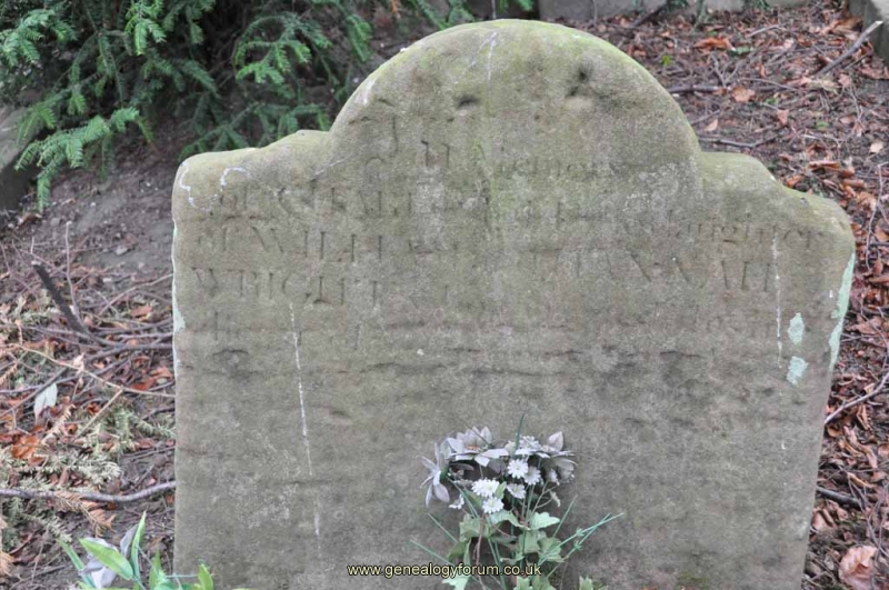 Wright - child of William & Hannah