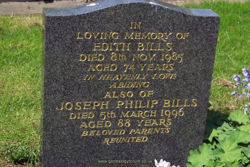 Joseph & Edith Bills