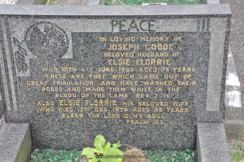 Goode - Joseph, Elsie Florrie