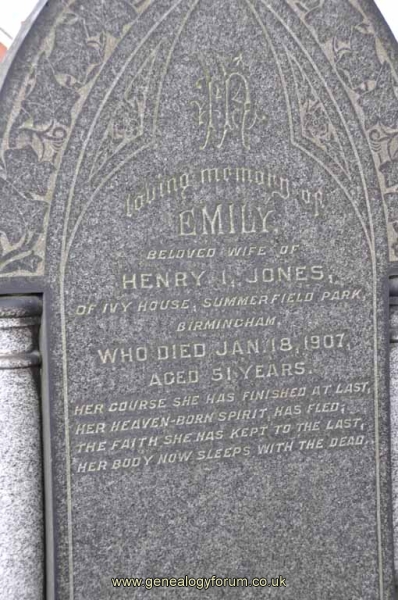 Jones - Emily (wife of Henry)