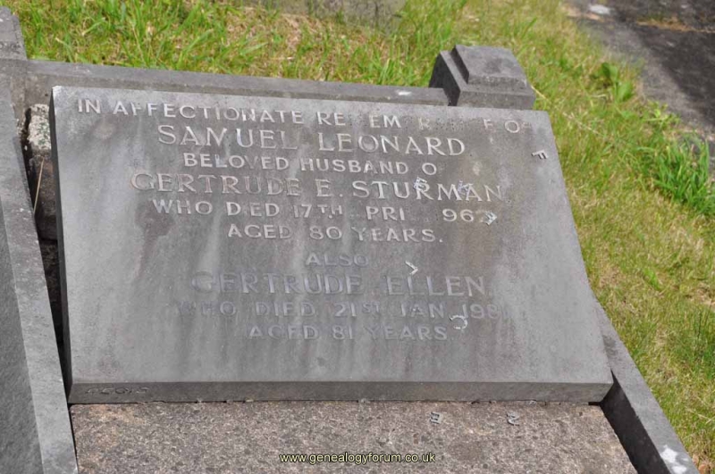 Sturman - Samuel Leonard, Gertrude Ellen