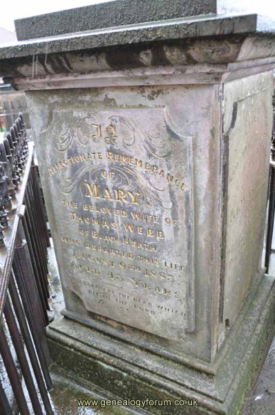 Webb 1 - Mary (wife of Thomas)