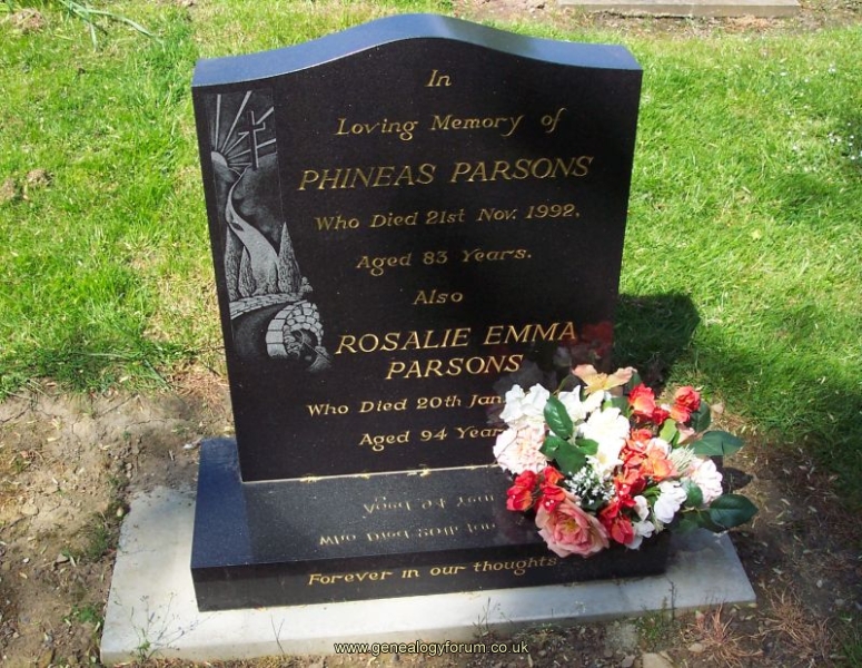 Phineas & Rosalie Emma Parsons