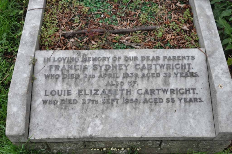 Cartwright 1 - Francis Syney, Louie Elizabeth