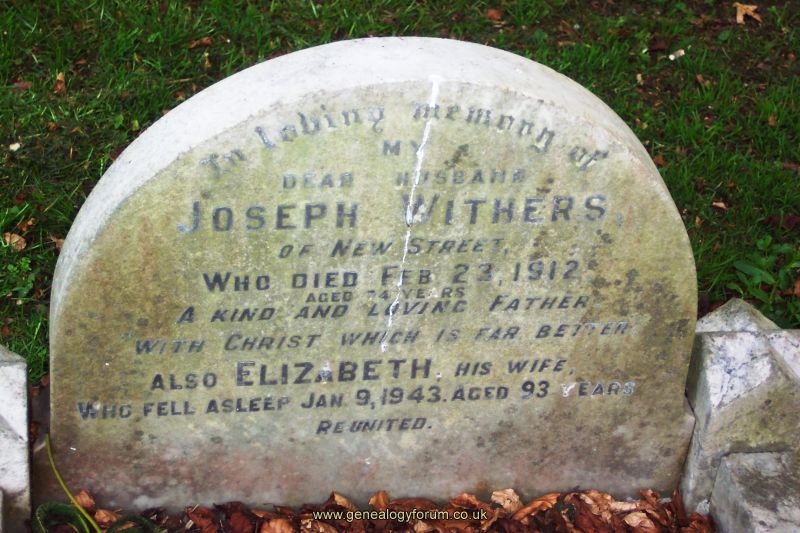 Joseph & Elizabeth Withers