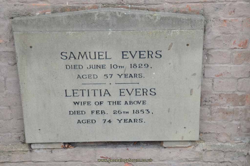 Evers - Samuel, Letitia
