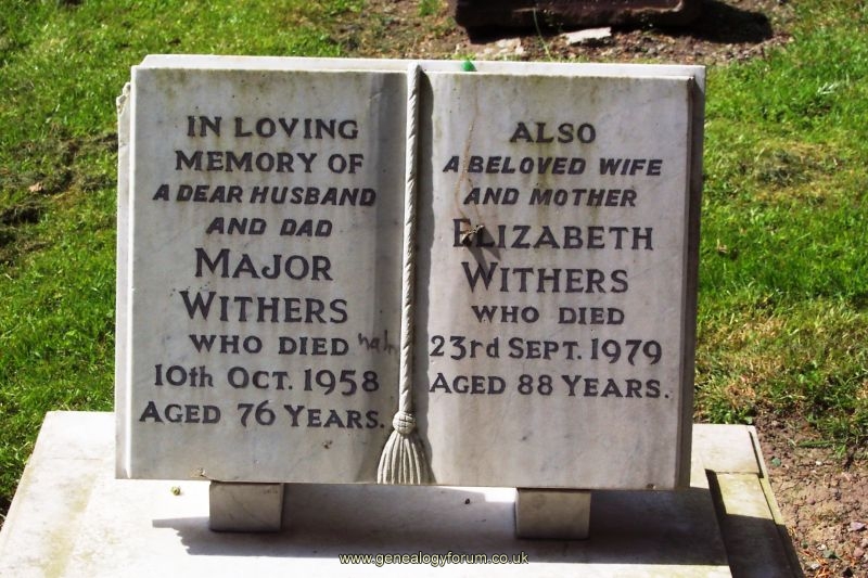 Major & Elizabeth Withers