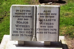 Major & Elizabeth Withers