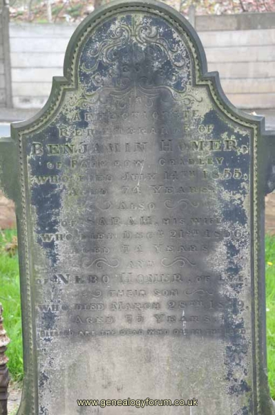 Homer - Benjamin, Sarah and son Nebo