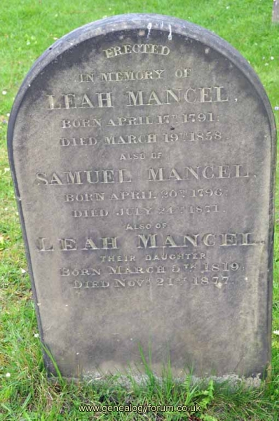 Mancel - Samuel, Leah and dau Leah