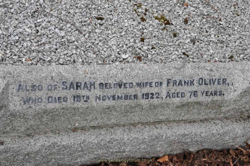 Oliver 3 - Sarah (wife of Frank)