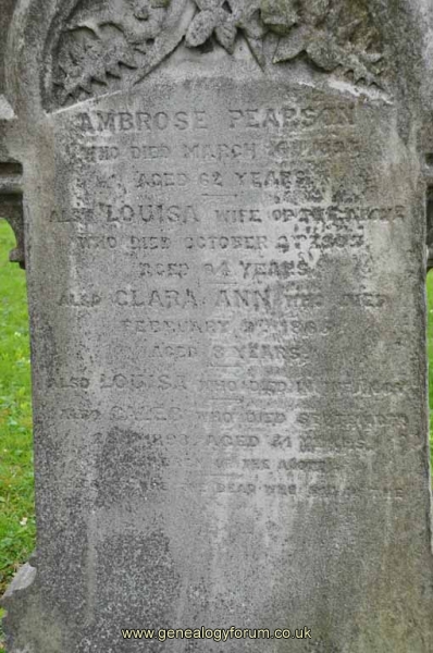 Pearson - Ambrose, Louisa and Clara, Louisa