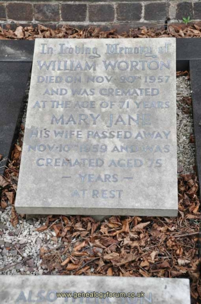 Worton 1 - William, Mary Jane