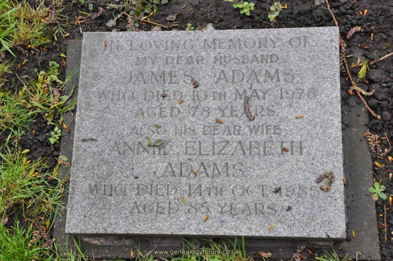 Adams - James, Annie