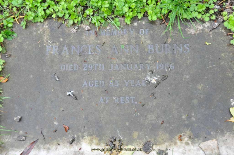Burns - Frances Ann