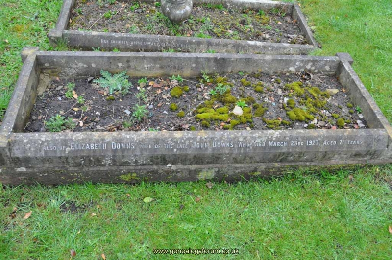 Downs 1 - Elizabeth (wife of John)