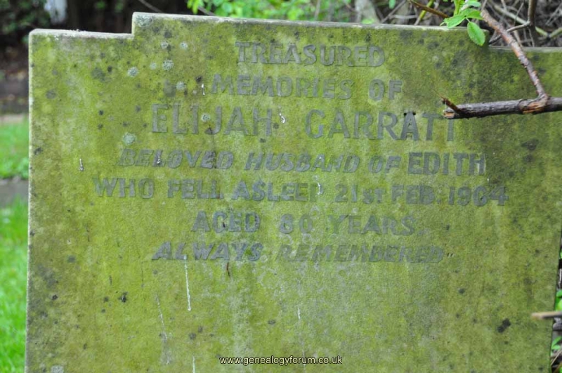 Garratt - Elijah (husband of Edith)