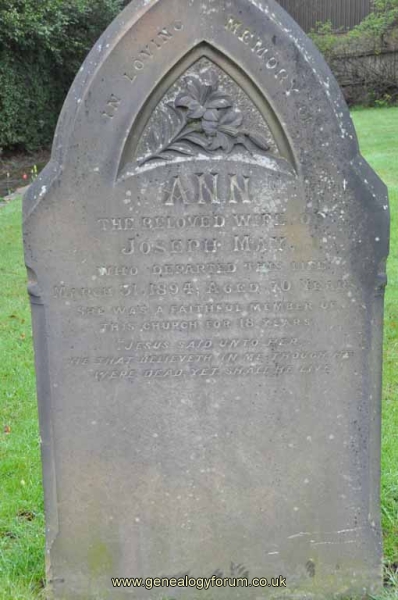 May - Ann (wife of Joseph)