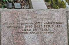 Baker - Richard Frederick (husband of Amy Jane)